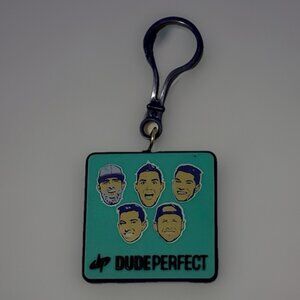 Dude Perfect Crew Coby Cory Garrett Cody Tyler KeyChain RARE Backpack Keys